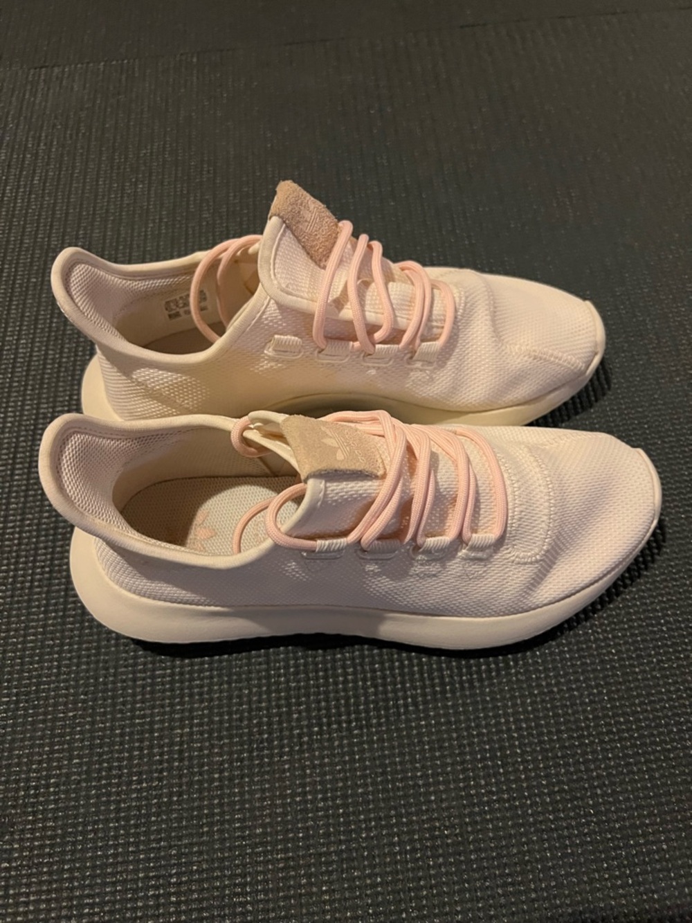 adidas Women’s Pale Pink Knit Slip-On Sneakers - Picture 2 of 4